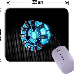 Gfylo Arc Reactor Printed Mouse pad Smooth Surface and anti-Slip Mousepad image 2