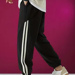 nivedanm Men Self Design Black Track Pants-picture-20