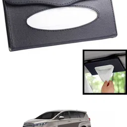 maties Universal Lightweight/Waterproof Leatherite Rectangle Black Tissue For Car-152 Vehicle Tissue Dispenser-picture-11