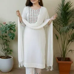 lbm collections Embroidered Kurta, Palazzo & Dupatta Set image 1