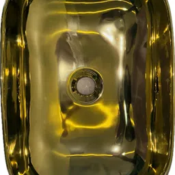 givmore Luxury Golden Finish Washing Table Top Basin image 4