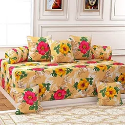 rampart Cotton Floral Diwan Set-picture-27