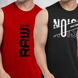 fastcolors Pack of 4 Men Vest image 3
