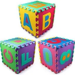 dreamswork 36 Pieces Alphabet & Number Floor Mats for Kids image 4