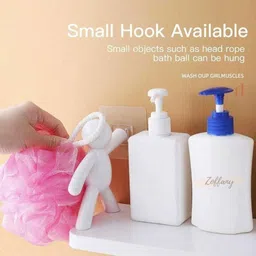 the anuja Wall Mounted Shelf, Bathroom Shelf Organizer Plastic Wall Shelf image 2