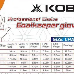 kobo GKG-17 (Size-8.5) Goalkeeping Gloves image 4