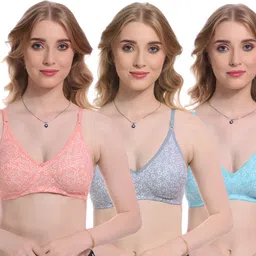 yourcare Pack of 3 Women Everyday Non Padded Bra-picture-28
