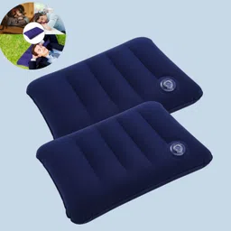 jantrex Inflatable Cushion Portable Soft Pillow Lightweight Pillow for Outdoor Rest Air Solid Travel Pillow Pack of 2-picture-34