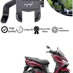 hench Universal Bike Holder Verson 2.0 Metal Body 360 Rotating Mirror for Motorcycle Bike Mobile Holder-picture-36