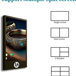 Uprisen Antraajaal 109.22 cm (43 inch) Full HD IPS Panel Monitor (43 Inch Digital Wall mount) image 3