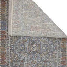 obsessions Grey Abstract Polyester 59x24 Inches Machine Made Floor Runner image 2