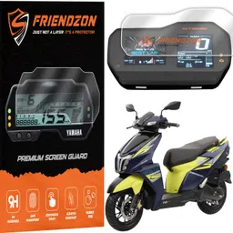 friendzon Screen Guard for TVS Ntorq 125 XT | Anti- bubble | HD Clear | Anti- Fingerprint Bike Crash Guard image 1