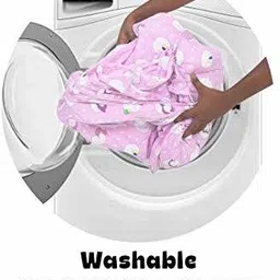 baybee Hanging Cradle for new born baby Hanging Sleep Swing Cradle/Jhula/Jhoola/Bed/Baby Bedding with Net and Spring Set for 0-12 Months Baby Boys and Girls - Pink image 5