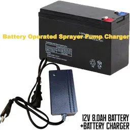 goodsbazaar Agriculture Battery Sprayer Double Motor Pump + 12v Charger + Hose Pipe + Clamp Probe and Tester Electronic Hobby Kit image 4