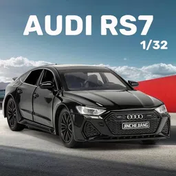 zuuluzrs New Version 1:32 Audi Toy Car RS7 Alloy Car Model Pullback Function Sound-Light image 2