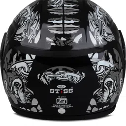 yourcityseller MODEL 7 SUPER RAMBO SILVAR Motorbike Helmet image 3