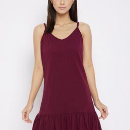 Hypernation Sleeveless Pure Cotton Nightdress-picture-5