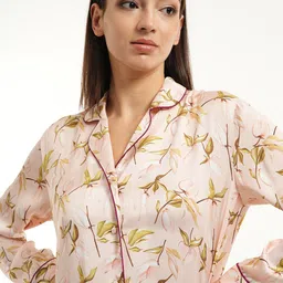 mackly Floral Printed Nightdress image 4