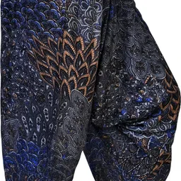 fusfus Printed Rayon, Cotton Women Harem Pants image 3
