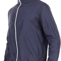 JUST JUNKIES Polyester Lightweight Stylish Zipper Jacket for Bikers Riding, Cycling. Solid Men Wind Cheater image 4