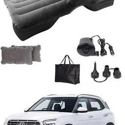 maties Car Air Inflatable Car Bed Mattress Airbed Overnighter Silver 58 For Tourism Outdoor Camping Swimming Pool for Hyundai Creta Silver Color Car Inflatable Bed-picture-13