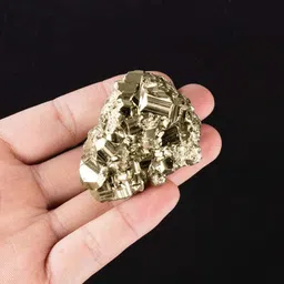 multiagate 1PCS Natural Stone Raw Pyrite and Minerals Crystal Regular Asymmetrical Crystal Stone-picture-28