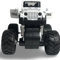crezor toys Monster Thar Metal Jeep Toy for Kids with Lights & Music image 2