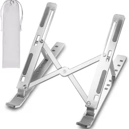 Czech Height Adjustable Laptop Stand, Folding AKKK21 Aluminium Floor and Desk Stand Laptop Stand with Adjustable Height Compatible with Universal Laptops-picture-22