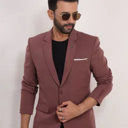 raxon Men Solid Single Breasted Casual, Formal, Wedding Blazer-picture-10