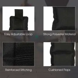 sonu beauty Weight Cuffs Black Ankle & Wrist Weight Cuff 1kg Elbow & Ankle Support Wrist Support image 3