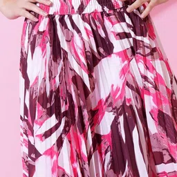OTABU Printed A-Line Maxi Skirt image 3