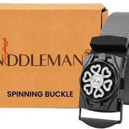 niddleman Men Casual, Formal Grey Nylon Belt-picture-22