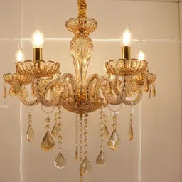 nozz Chandilier Ceiling Pendant Lamp Golden Jhumer Chandelier Ceiling Lamp image 5