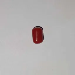 zoctalgem Oval Red Coral Red Moonga of 9.50cts for Pendant for Fengshui Vastu Polished Oval Crystal Stone image 2