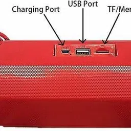 VIJYONICS A006 Bluetooth Speaker compatiable With all smart phones 10 W Bluetooth Home Audio Speaker image 3