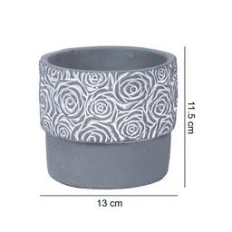 Grey Ceramic Desk Pot by Tayhaa image 2