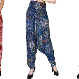 narnari Printed Rayon Women Harem Pants-picture-15