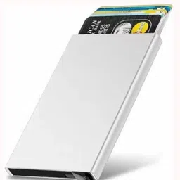 alster Men & Women Travel, Trendy, Evening/Party, Casual, Formal, Ethnic Silver Aluminium Card Holder image 4