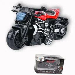 Compact Pull Back Toy Bike with Durable Metal Structure-image-3