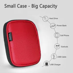 saco Pouch for Seagate One Touch 4TB/5TB, Password Protection Hard Disk Case (Max Size 12.5 x 9.2 cm) image 5
