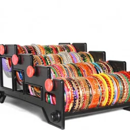 abirami kitchens Plastic Bangle Holder Rack for Women – Space Saving Design Jewellery Organizer-picture-22