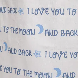 MiArcus Blue & White Printed Cotton Foldable Laundry Basket image 3