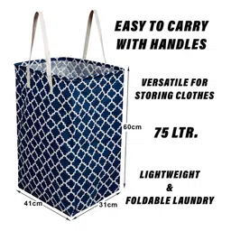 Kuber Industries Printed Laundry Bag image 5