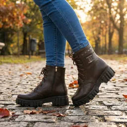 footpedia Everyday Comfort Fashion Ankle Boots with Elegant Detailing Boots For Women image 4