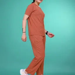 sakarmaa Solid Women Track Suit image 4