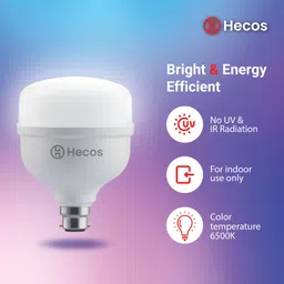 hecos 50 W Basic Round B22 LED Bulb image 2