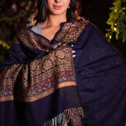 STSHAWLS Acrylic Self Design Women Shawl-picture-14