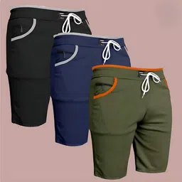 urbx Pack of 3 Solid Men Boxer-picture-22