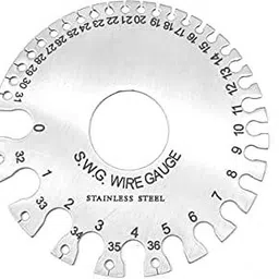 breeze shears Breeze Shear SWG Round Wire Gauge with Stainless Steel Body Marking Gauge Ring Gauge image 3