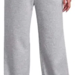 flepziq Women Loose Fit Grey Cotton Blend Trousers-picture-11